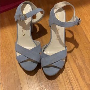 Baby blue heels